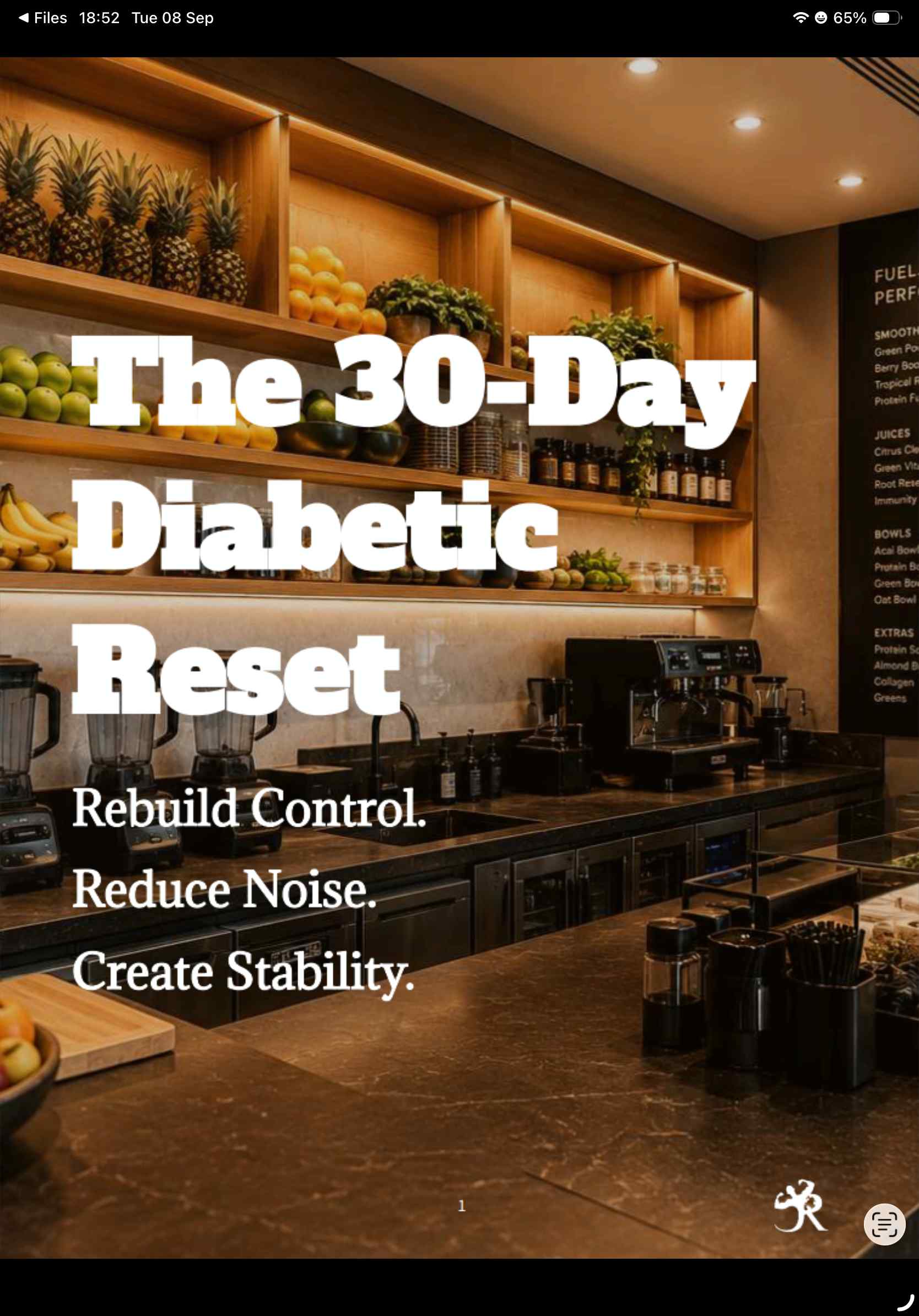 THE 30-DAY DIABETIC RESET